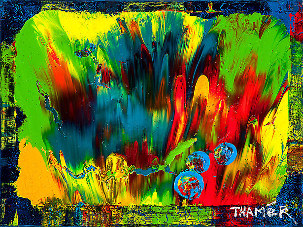 Farbglühen - Nr. FT 0083 von Franco Thamér | Werkschau 2015 bei Art-Everett.com