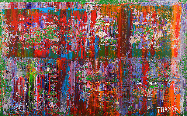 Ohne Titel - Nr. FT 0044 von Franco Thamér | Werkschau 2015 bei Art-Everett.com