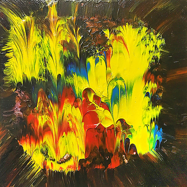 Bilderzyklus Lebenslinien <br /> Werk 056 - Nr. FT 0060-056 von Franco Thamér | Bilderzyklus Lebenslinien bei Art-Everett.com
